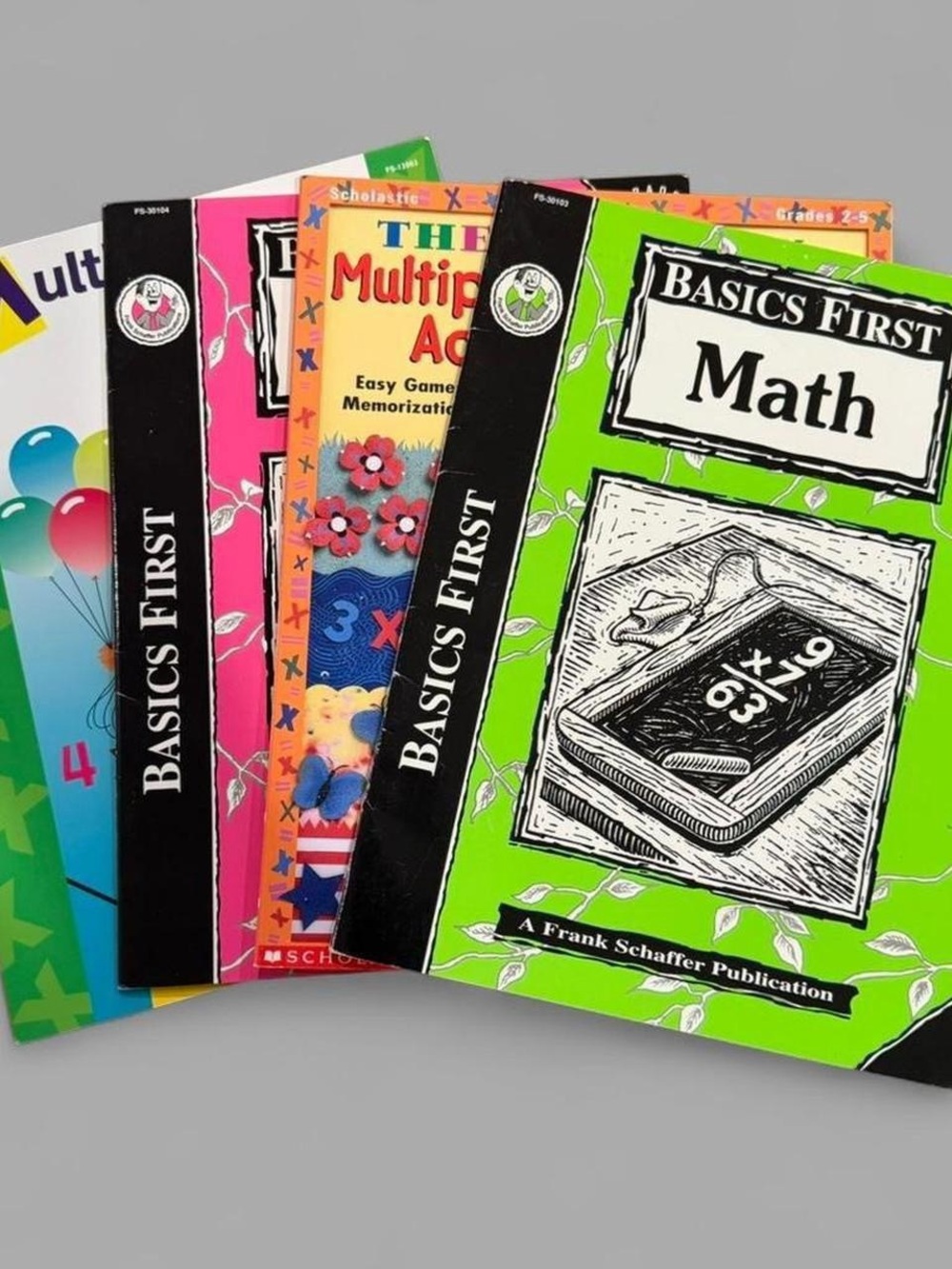 Math Workbooks Grades 2-5 UNUSED